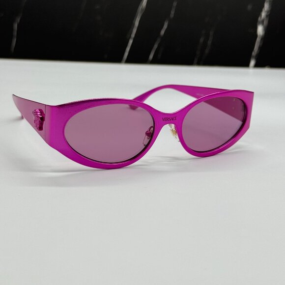 NEW VERSACE VE2263 1503/AK WOMEN SUNGLASSES PINK VE2263 1503AK EYEWEAR - Picture 1 of 11